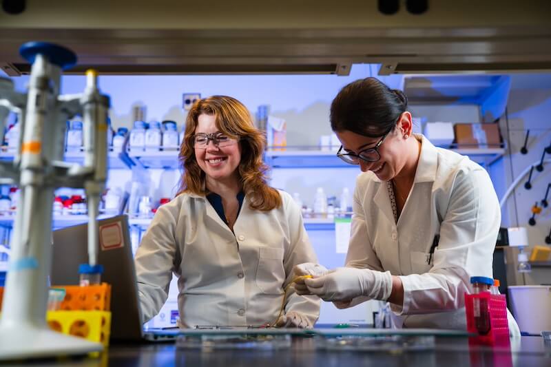 Robbyn Anand in a lab setting