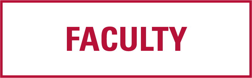 Graphic of "Faculty" in a box