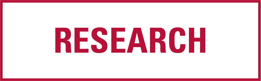 graphic of the word "Research" in a box